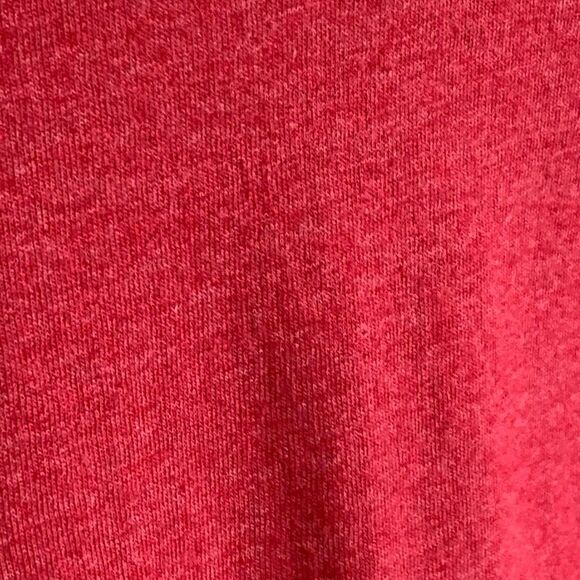 Vintage DOM Graphic Tee Mens Large Red The Future Is in Your Hands Earth 90s Y2K - Picture 10 of 13